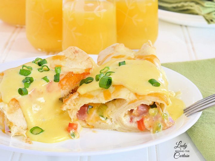 Overnight Breakfast Enchiladas with Homemade Hollandaise Sauce