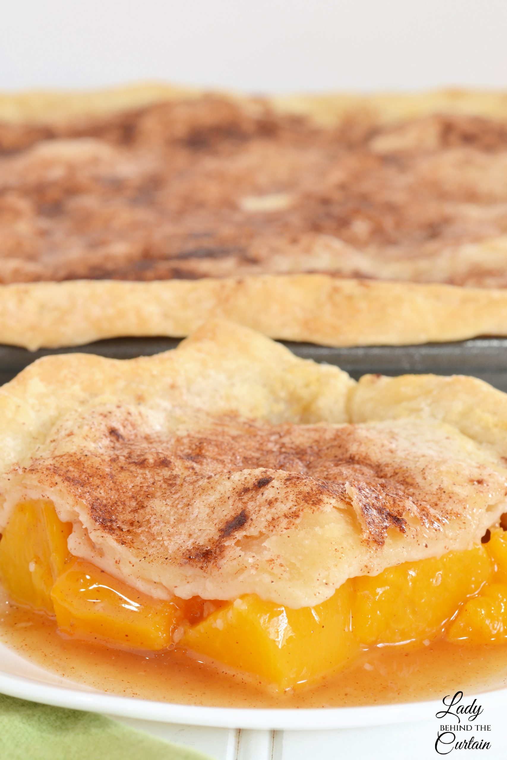 Peach Slab Pie