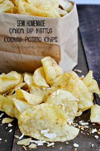 Semi Homemade Onion Dip Kettle Cooked Potato Chips