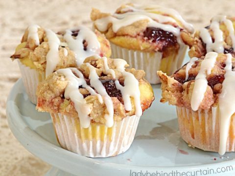 Image for Semi Homemade Raspberry Coffee Cake Mini Muffins