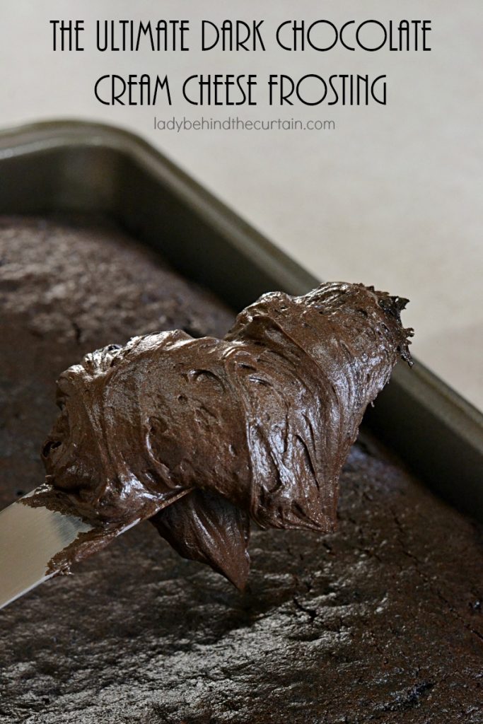 The Ultimate Dark Chocolate Cream Cheese Frosting