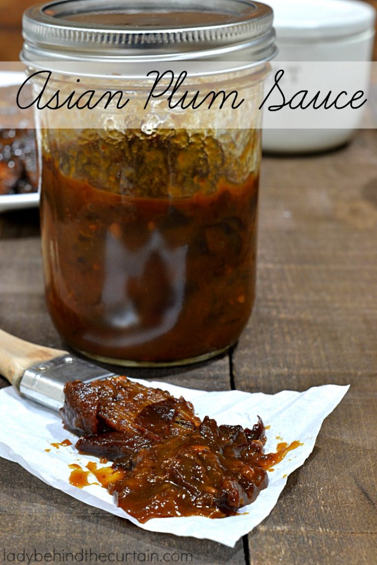 Asian Plum Sauce Recipe, easy entertaining recipe, summer recipe