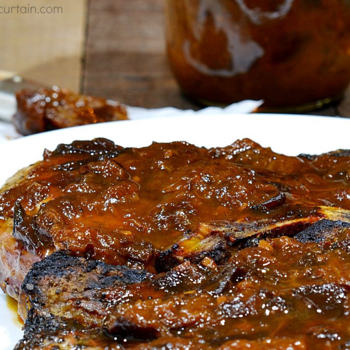 Grilled Sticky Pork Chops