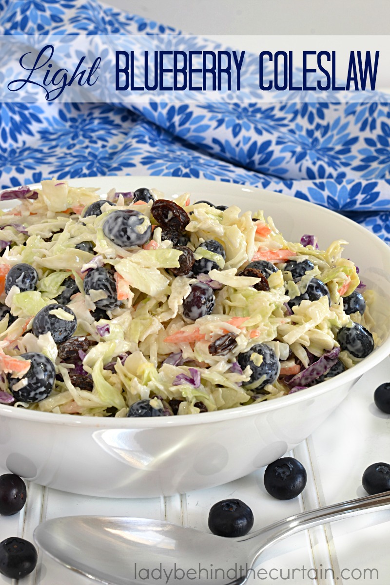 Light Blueberry Coleslaw