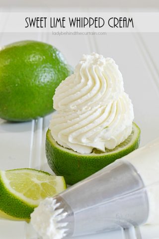 Sweet Lime Whipped Cream
