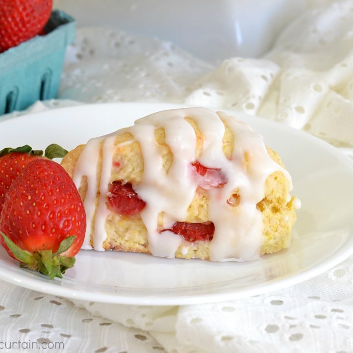 Fresh Strawberry Scones