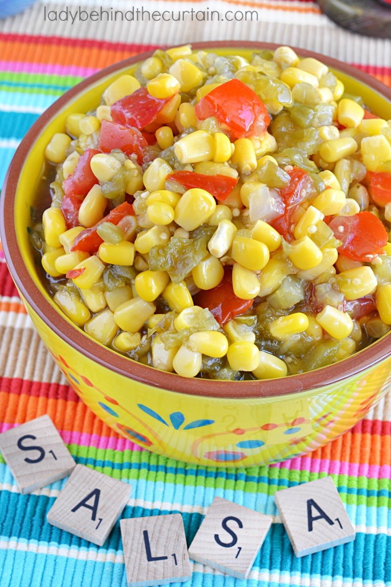 Semi Homemade Corn Salsa