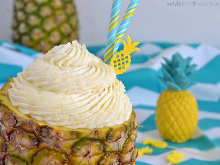 Dole Whip Pineapple Cream Cheese Butter Frosting Recipe