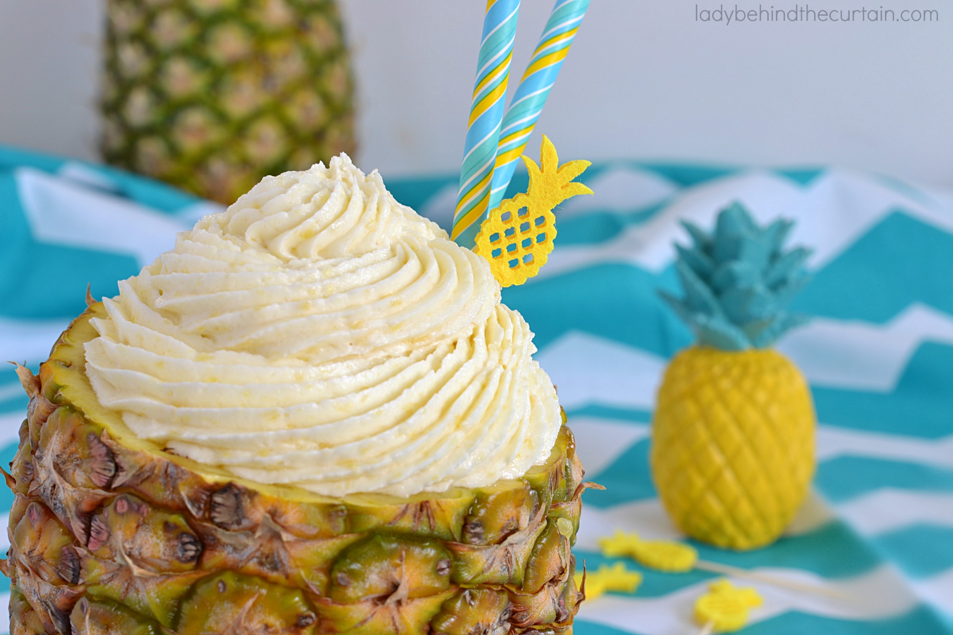 Dole Whip Pineapple Cream Cheese Butter Frosting Recipe