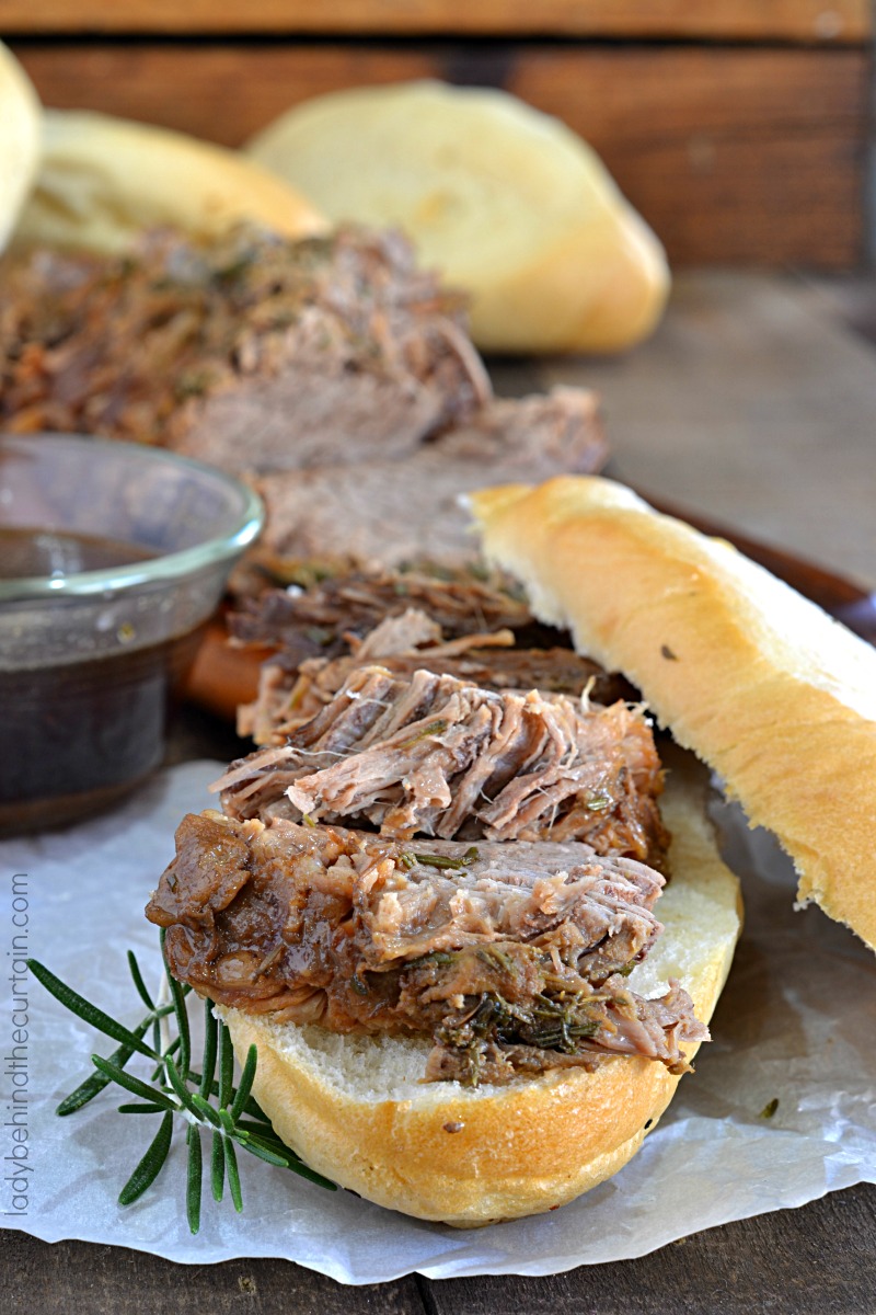 Instant Pot Beef Dip Sandwich