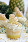 Semi Homemade Tropical Pineapple Coconut Cupcake Recipe