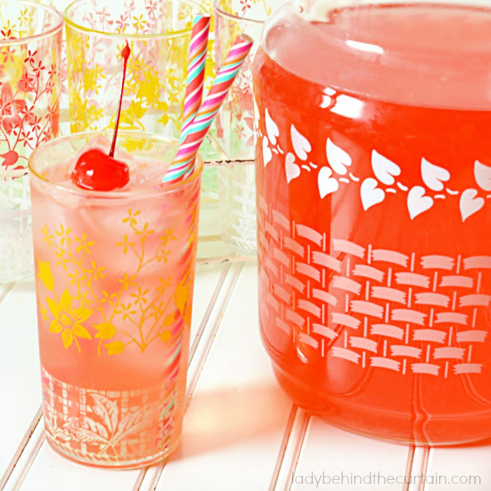 Summertime Homemade Pink Lemonade