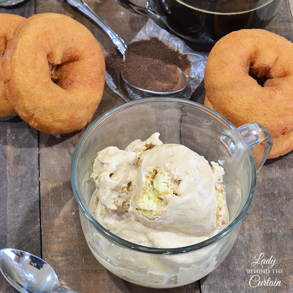 Coffee and Donuts Ice Cream