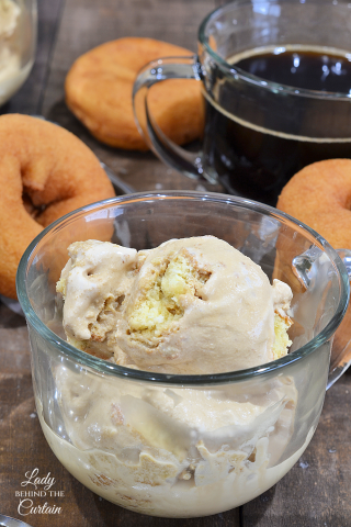 Coffee and Donuts Ice Cream