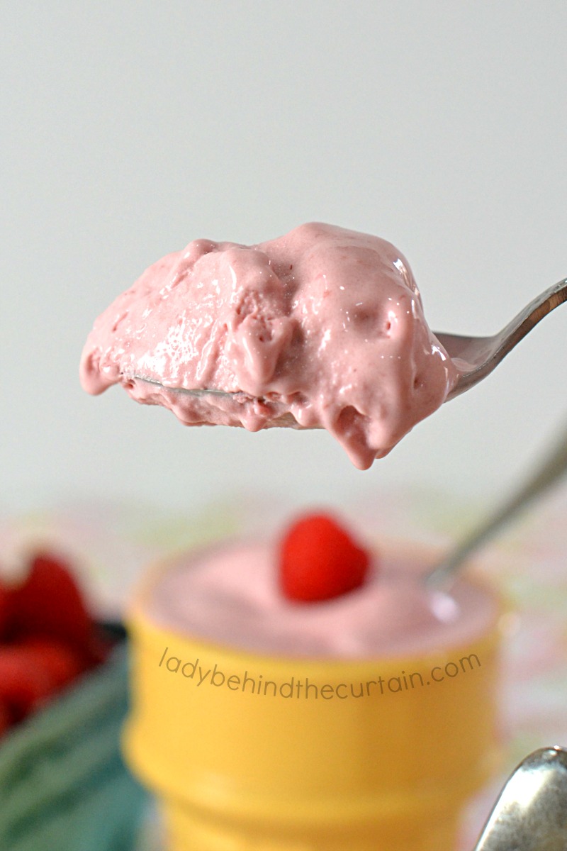 Creamy Homemade Raspberry Gelato