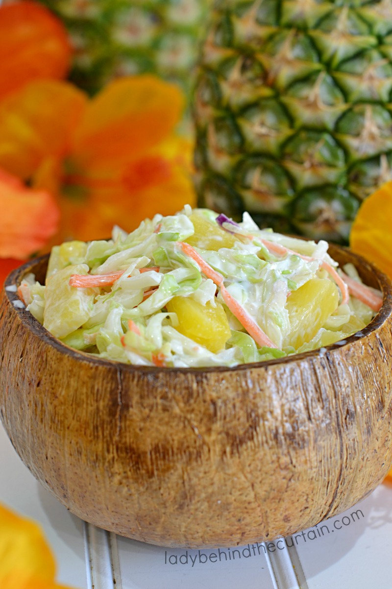 Hawiian Pineapple Coleslaw