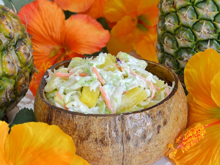 Hawiian Pineapple Coleslaw