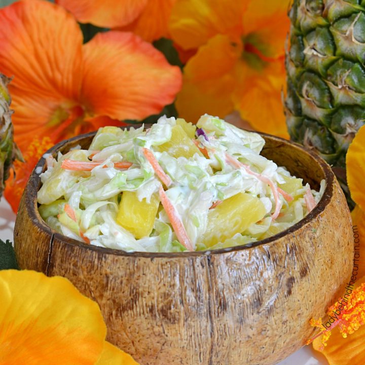 Hawiian Pineapple Coleslaw