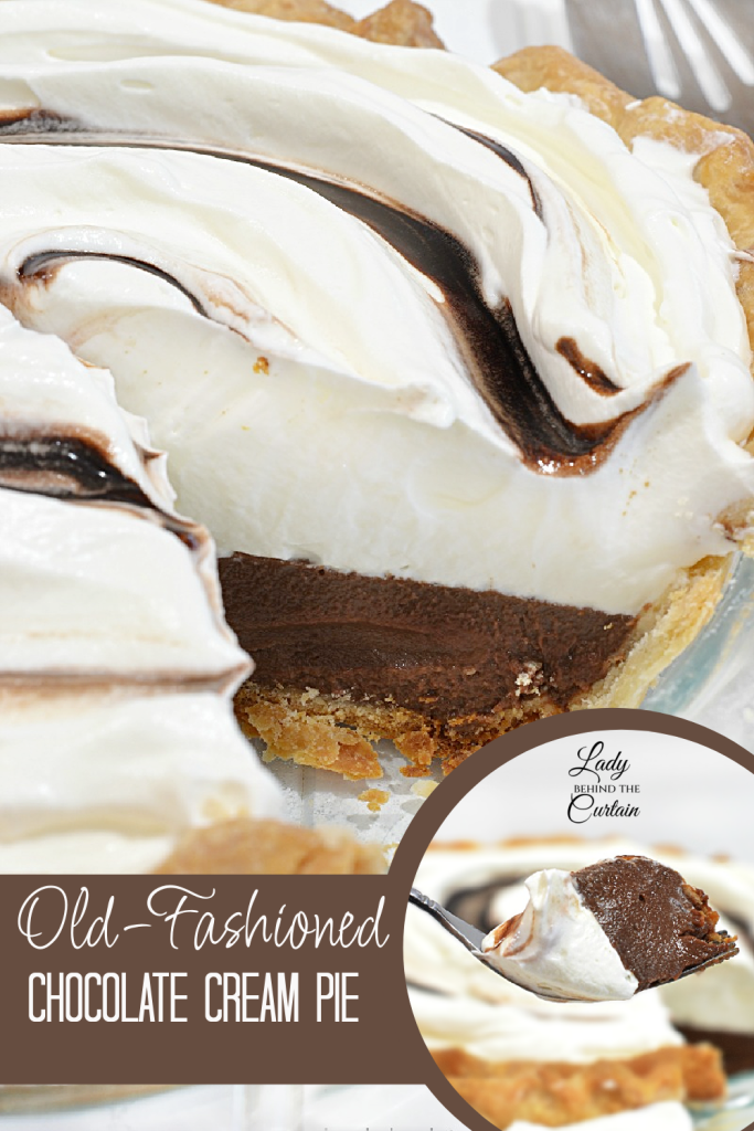 Old Fashioned Chocolate Cream Pie