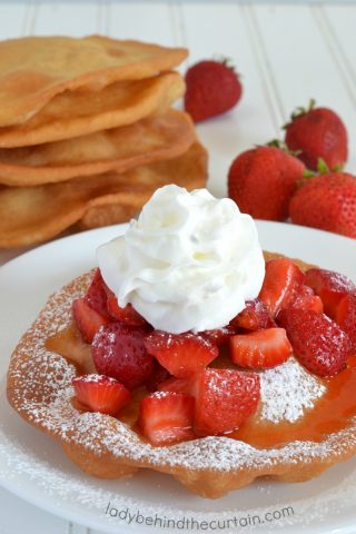 Strawberries and Cream Flatbread