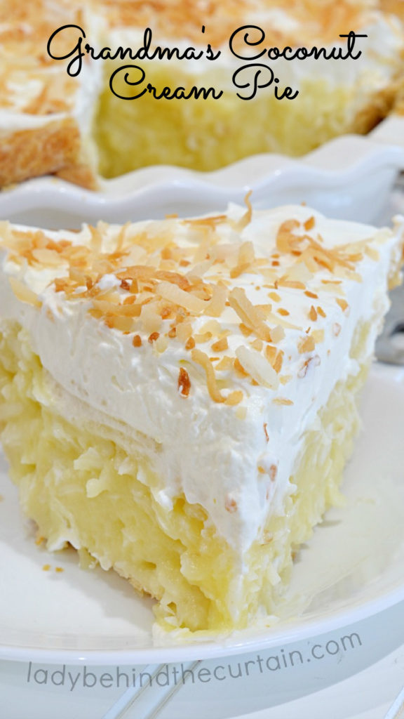 Grandma's Coconut Cream Pie