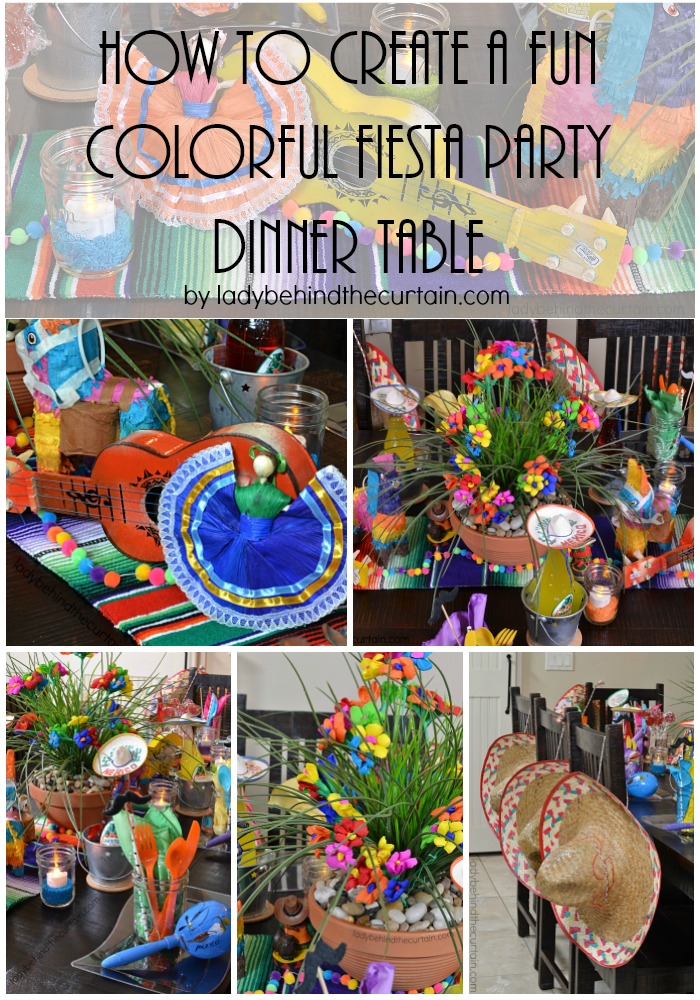 How to Create a Fun Colorful Fiesta Party Dinner Table
