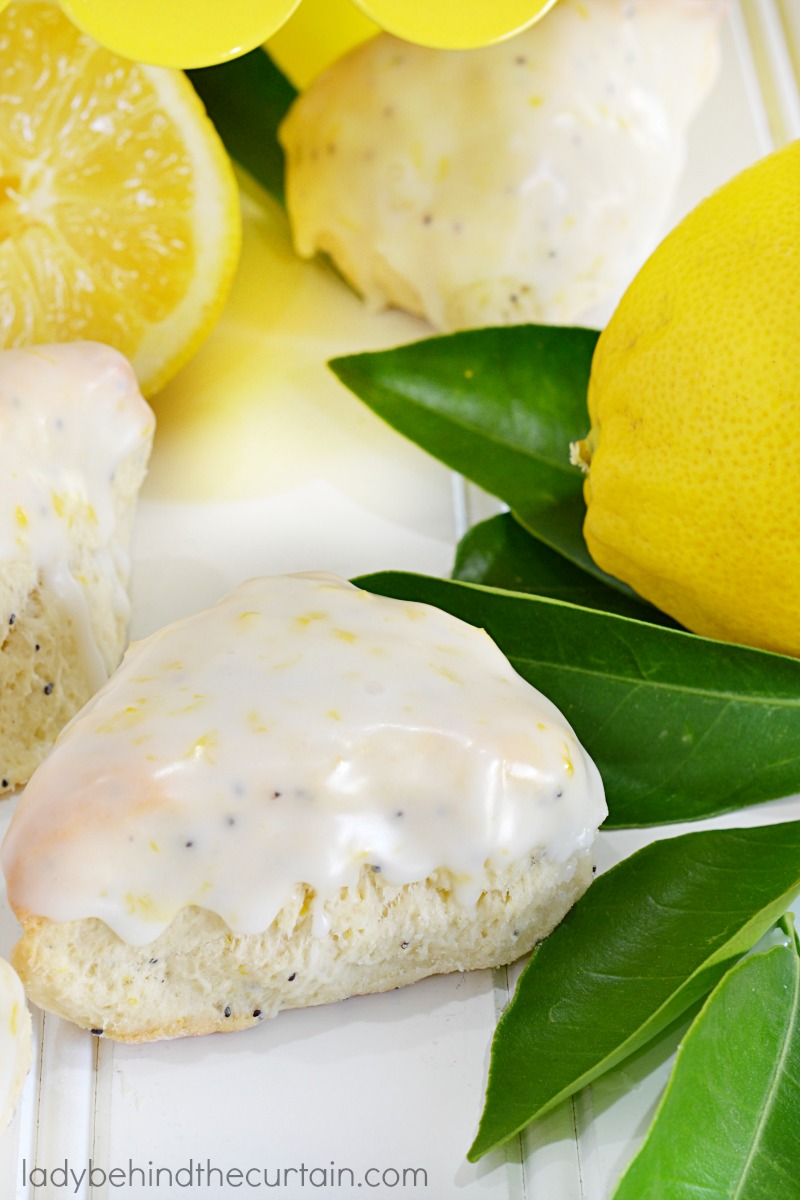 Mini Lemon Poppy Seed Scones