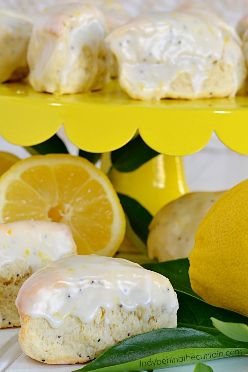 Mini Lemon Poppy Seed Scones