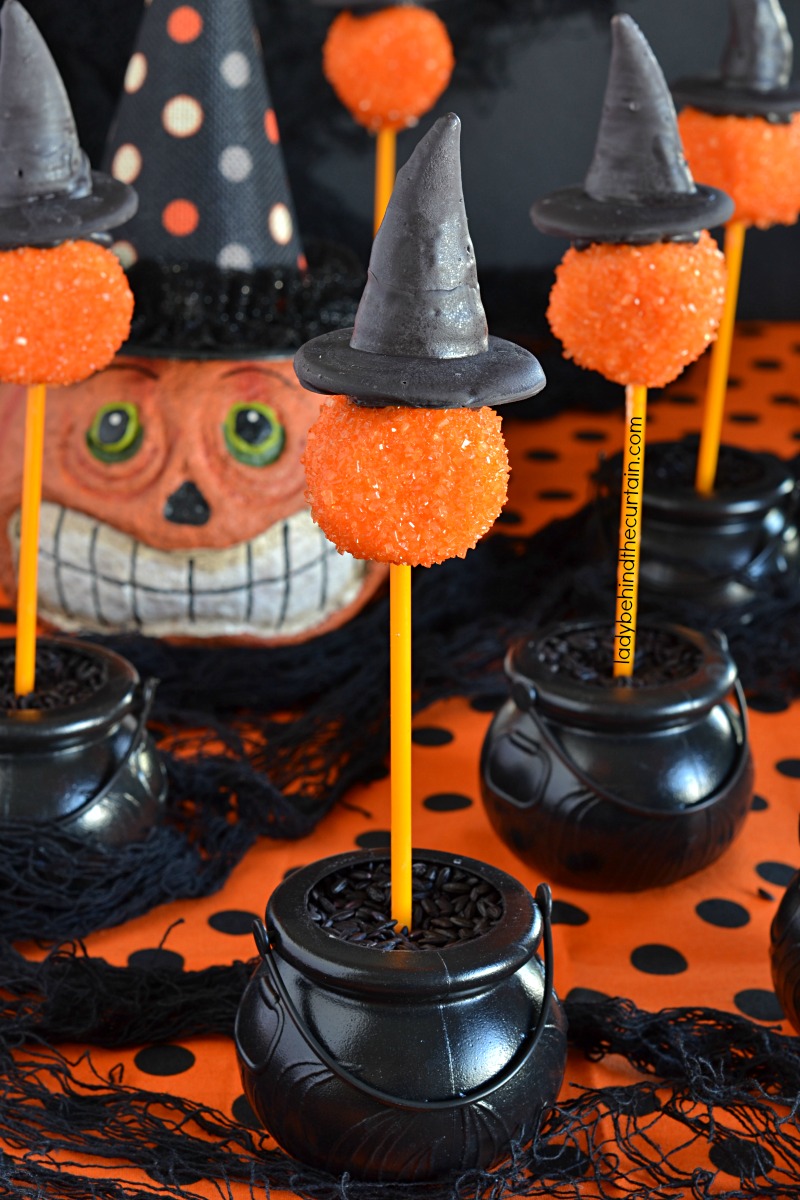 Bewitching Halloween Party Marshmallow Pops