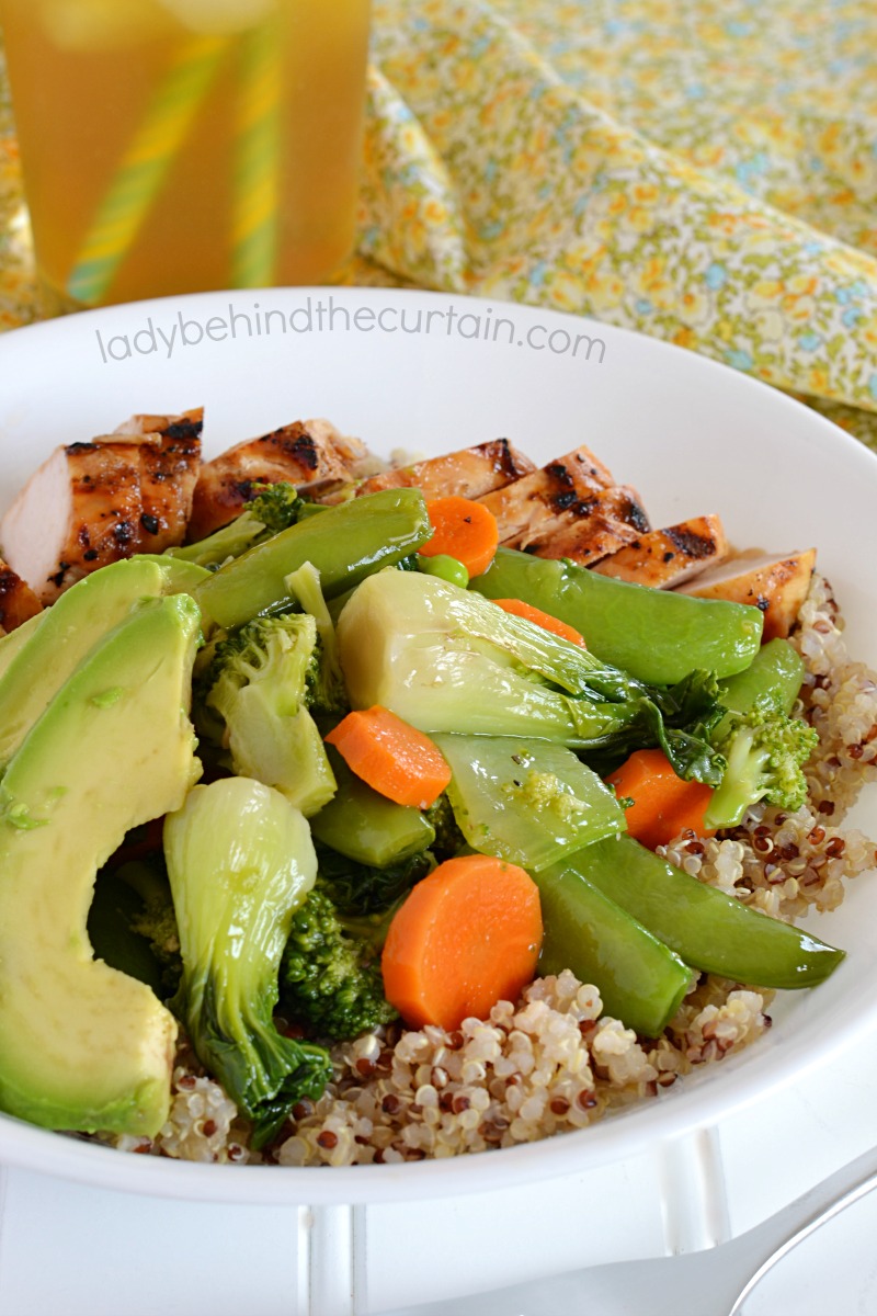 Copycat True Food Kitchen Quinoa Teriyaki Chicken Bowl