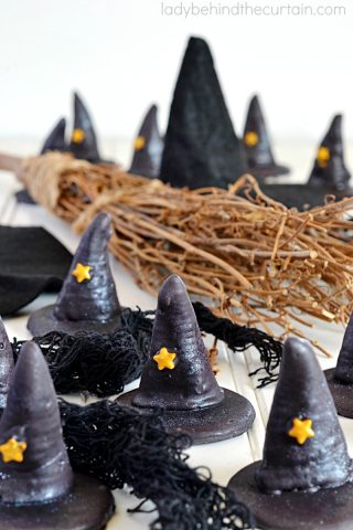 DIY Edible Halloween Party Witch Hat Treat