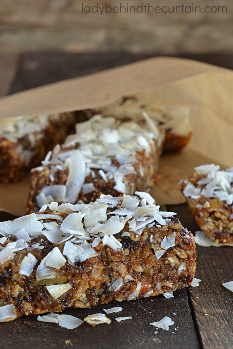 No Bake Fruit and Nut Energy Bar Recipe