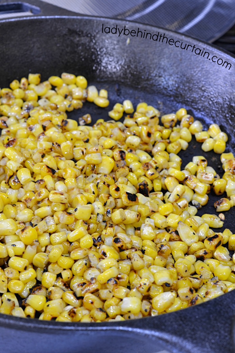 When grilling isn't an option and the season for fresh corn on the cob is over this Stove Top Roasted Corn Recipe is a great option