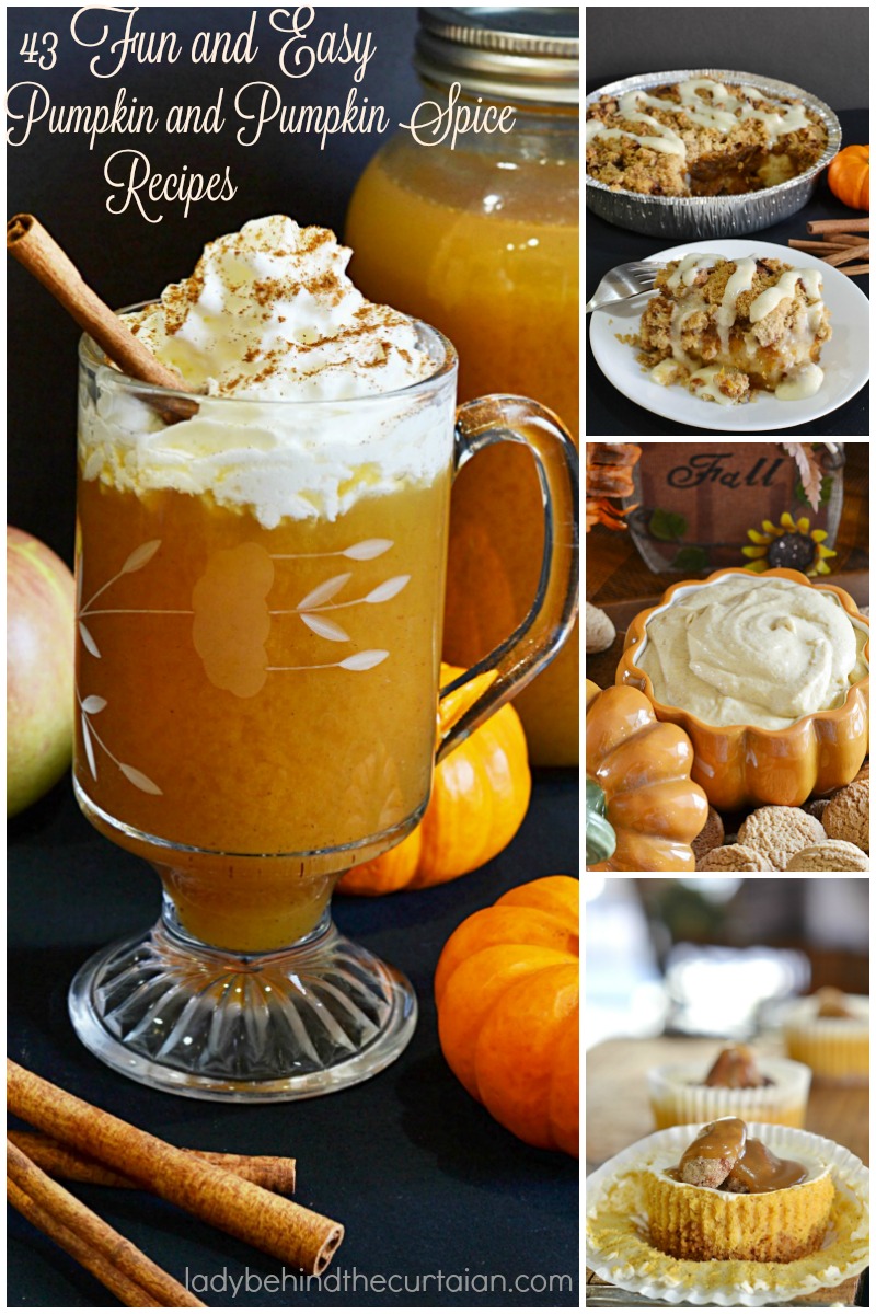 43 Fun and Easy Pumpkin and Pumpkin Spice Recipes