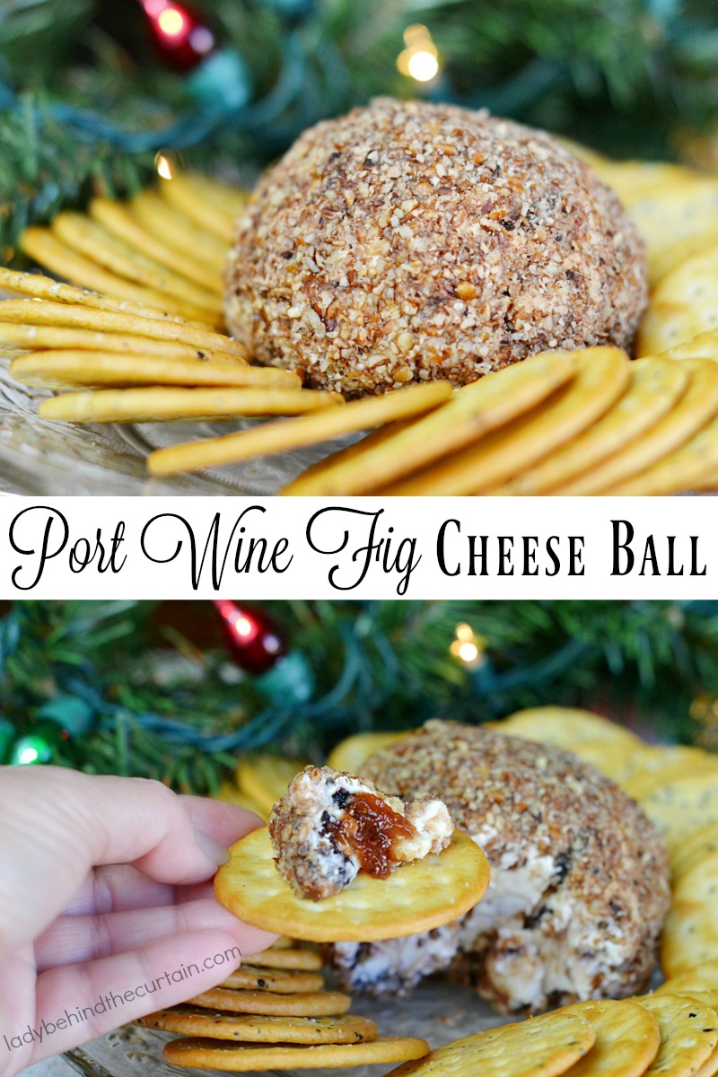 Port Wine Fig Cheese Ball