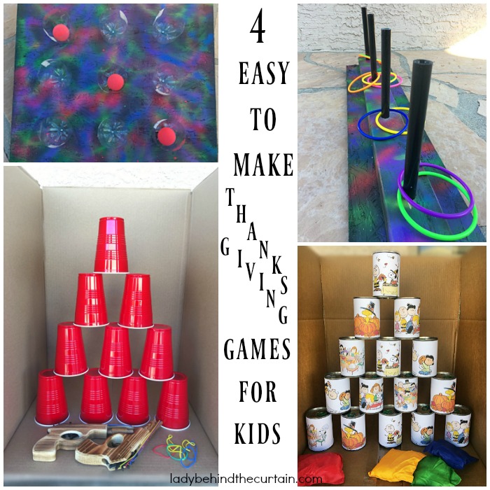4 Easy to Make Thanksgiving Games for Kids