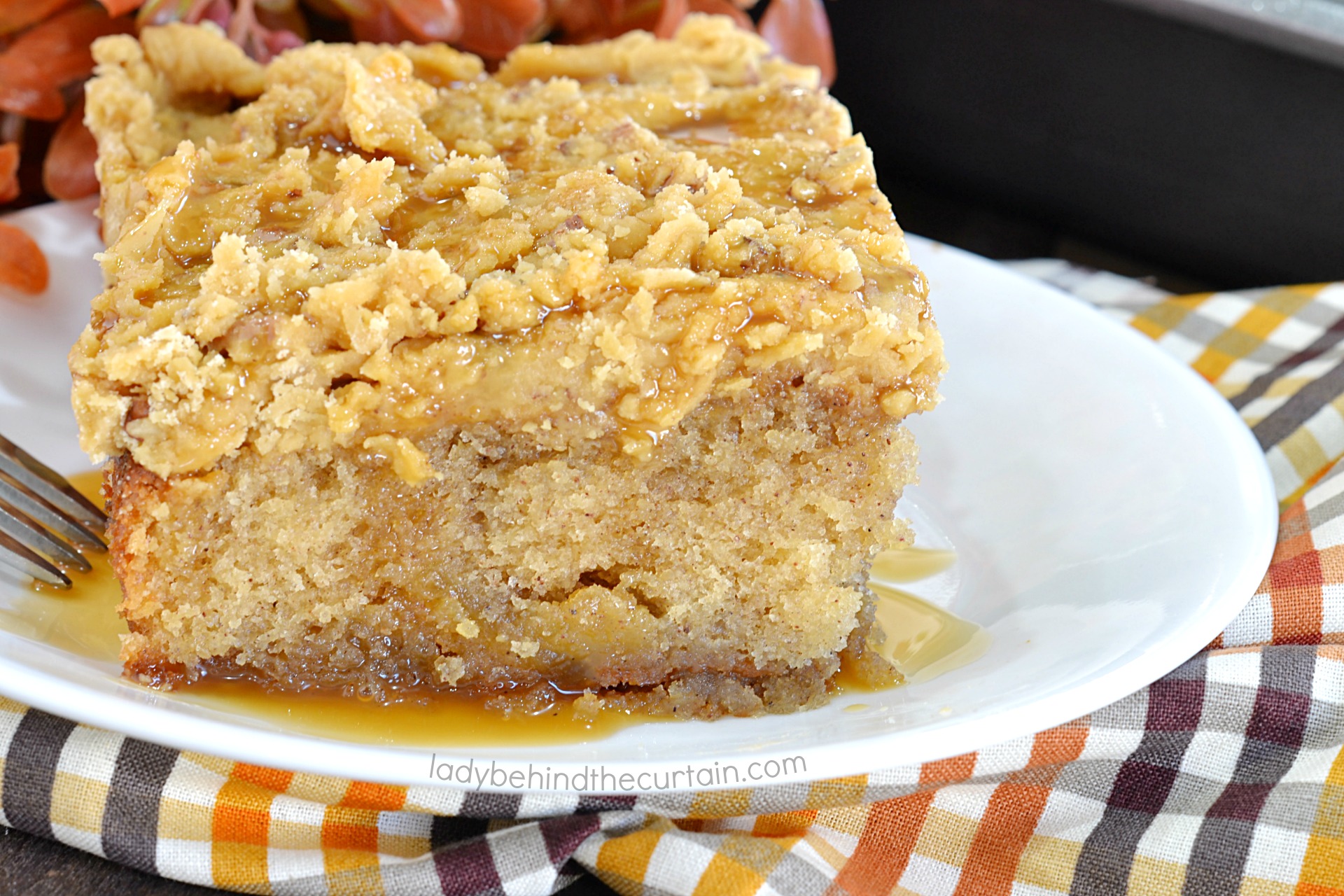 Candied Apple Pear Sheet Cake