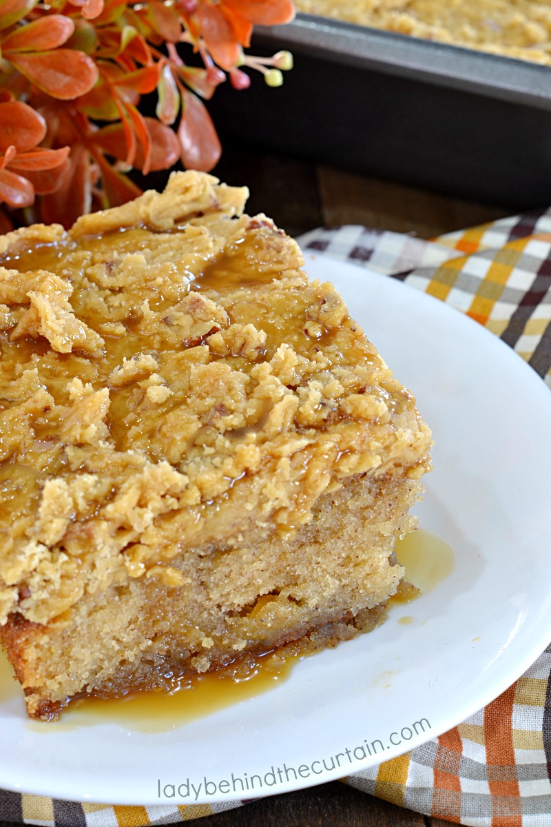 Candied Apple Pear Sheet Cake