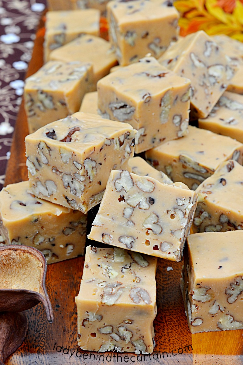 Microwave Butterscotch Pecan Fudge