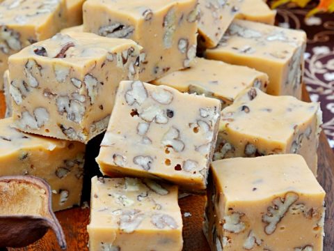 Microwave Butterscotch Pecan Fudge