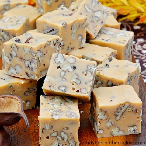 Microwave Butterscotch Pecan Fudge