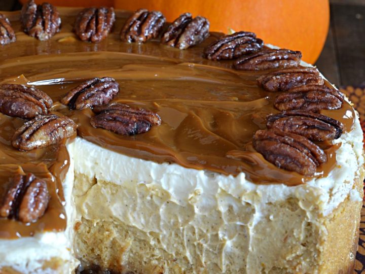 Pecan Pie Pumpkin Cheesecake