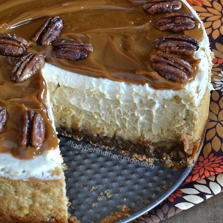 Pecan Pie Pumpkin Cheesecake