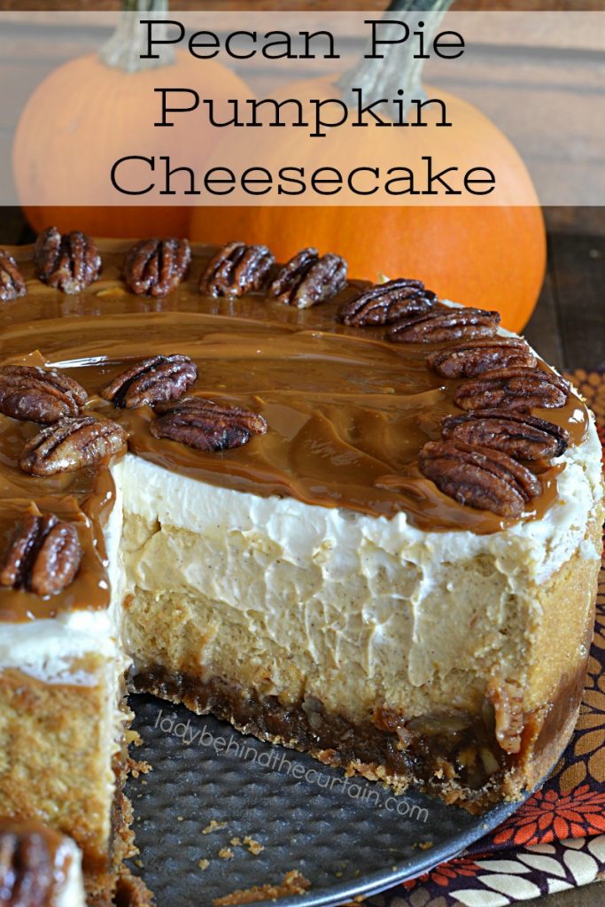 Pecan Pie Pumpkin Cheesecake
