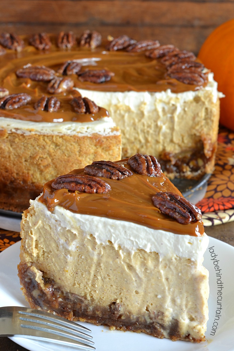 Pecan Pie Pumpkin Cheesecake