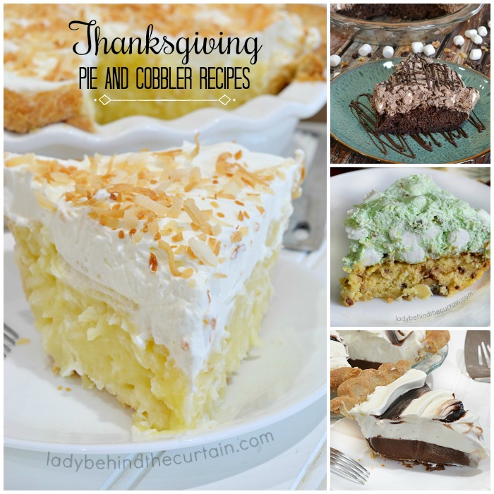 Thanksgiving Pie and Cobbler Recipes
