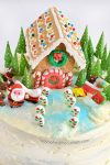Gingerbread Winter Wonderland Cake