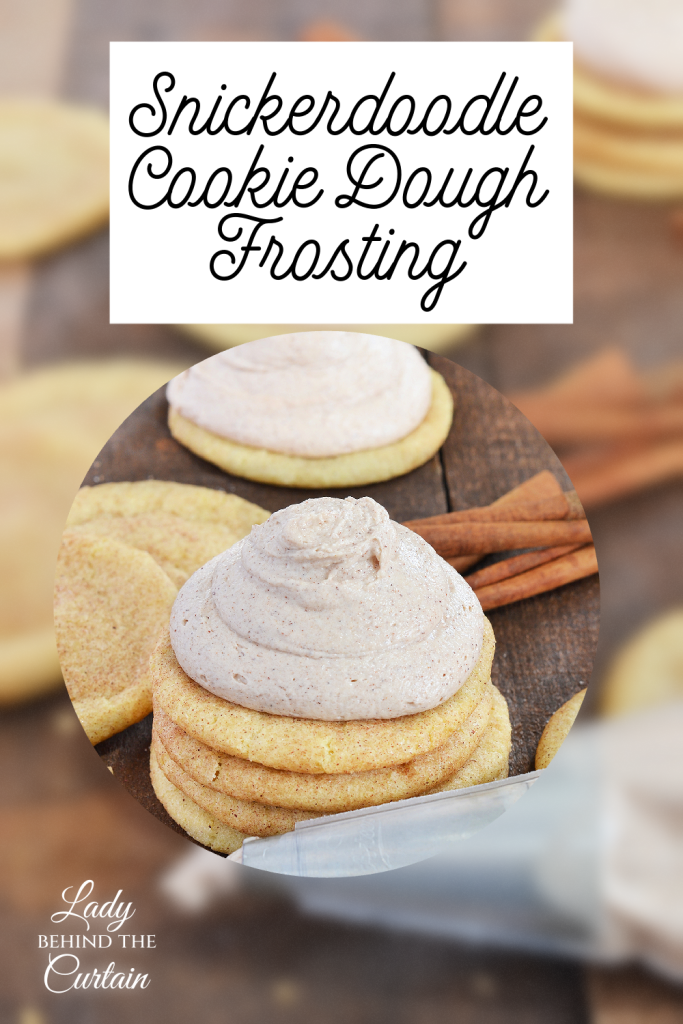 Snickerdoodle Cookie Dough Frosting