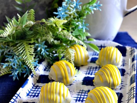 Blueberry Lemon Truffles