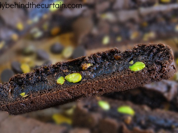 Chocolate Pistachio Biscotti